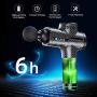 Muscle Massage Gun, Deep Tissue Percussion 30 Speed Massage Gun, Super Quiet Brushless Motor Handheld Body Massager with 7 Message Heads for Athletes Sport Training Stress Relief