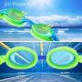 vetoky Kids Swim Goggles, Pack of 2 Anti Fog Swimming Goggles UV Protection Clear No Leaking for Child and Youth Ages 3-12