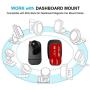 Dashboard Mount Sticky Adhesive, PKYAA Adhesive Replacement Pads for Dashboard Magnetic Phone Holder, 6 Pcs Double-Sided Sticker Pads Compatible with Stick-on Magnetic Car Mount Base