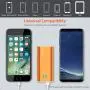 Jackery Portable Travel Charger Bar 6000mAh Power Outdoors Pocket-Sized Ultra Compact External Battery Power Bank Fast Charging Speed with Emergency Flashlight for iPhone, Samsung and Others - Orange Jackery Portable Travel Charger Bar 6000mAh Power Outdoors Pocket-Sized Ultra Compact External Battery Power Bank Fast Charging Speed with Emergency Flashlight for iPhone, Samsung and Others - Orange