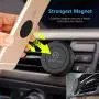 WizGear Universal Air Vent Magnetic Phone Car Mount Holder with Fast Swift-Snap Technology for Smartphones and Mini Tablets, Black 1 Pack WizGear Universal Air Vent Magnetic Phone Car Mount Holder with Fast Swift-Snap Technology for Smartphones and Mini Tablets, Black 1 Pack