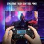 PS4 Controller ORDA Wireless Gamepad for Playstation 4/Pro/Slim/PC and Laptop with Motion Motors and Audio Function, Mini LED Indicator, USB Cable and Anti-Slip - Red