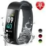 Ulvench Waterproof Fitness Tracker, Smart Watch for Calorie Counter Heart Rate Monitor Sleep Monitor Step Counter, Watch Pedometer, GPS, IP67 Waterproof Activity Tracker for Smartphone Cellphone Ulvench Waterproof Fitness Tracker, Smart Watch for Calorie Counter Heart Rate Monitor Sleep Monitor Step Counter, Watch Pedometer, GPS, IP67 Waterproof Activity Tracker for Smartphone Cellphone
