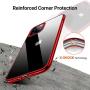 TORRAS Crystal Clear iPhone 11 Pro Case, [Anti-Yellowing] Soft Silicone Shockproof Thin Cover Slim Gel Phone Cases for iPhone 11 Pro 5.8 inch, Red
