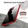 TORRAS Crystal Clear iPhone 11 Pro Case, [Anti-Yellowing] Soft Silicone Shockproof Thin Cover Slim Gel Phone Cases for iPhone 11 Pro 5.8 inch, Red