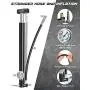 ACACIA Mini Bike Pump Portable Bicycle Pump with Pressure Gauge 130 PSI and Stabilizing Foot Peg Fits Presta and Schrader Valve ACACIA Mini Bike Pump Portable Bicycle Pump with Pressure Gauge 130 PSI and Stabilizing Foot Peg Fits Presta and Schrader Valve