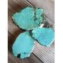 Crystal Phone Grip & Stand: Turquoise Healing Natural Stone Crystal Phone Accessory