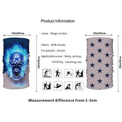 Multifunctional American Football 3D Face Mask Scarf Bandanas Neck Gaiter