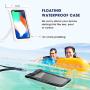 Mpow 084 Waterproof Phone Pouch Floating, IPX8 Universal Waterproof Case Underwater Dry Bag Compatible iPhone 11 Pro Max/XS Max/XR/X/8P/7P Galaxy S10/S9 Note 10/9 Google Pixel Up To 6.5" (Black+White)