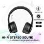 Picun P26 Wireless Headphones Bluetooth 5.0, Monkey Pinking Edition 40H Playtime Hi-Fi Stereo Bluetooth Headphone Over Ear with Mic Foldable Wired/Wireless/TF for Phone with Carrying Case (Camo)