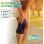 Knee Support Brace - Single Wrap Compression Sleeve Stabilizer for Running, Weightlifting, Soccer, Basketball | Best Arthritis, ACL MCL Meniscus Patella Protector | Men Women Joint Pain Relief Knee Support Brace - Single Wrap Compression Sleeve Stabilizer for Running, Weightlifting, Soccer, Basketball | Best Arthritis, ACL MCL Meniscus Patella Protector | Men Women Joint Pain Relief