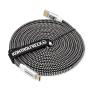 KontrolFreek USB A-to-C Gaming Cable, 12 FT Flat-Braided Charger with Gold-Plated Connectors for Nintendo Switch, Smartphones, and More