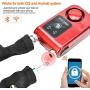 Bluetooth Chain Lock, Smart Waterproof Anti-theft Bicycle Chain Lock with App Control IOS/Android for Bike Motorcycle and Gate