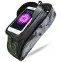 MARXIAO Bicycle Waterproof Front Beam Bag, Upper Tube Bag Mobile Phone Saddle Bag Mountain Bike Accessories Equipment MARXIAO Bicycle Waterproof Front Beam Bag, Upper Tube Bag Mobile Phone Saddle Bag Mountain Bike Accessories Equipment