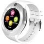 ZEERKEER Smart Watch for Android Phones and iOS Phones Bluetooth Smartwatch with Pedometer/Sleep Monitoring/Smart Reminder/Music Playing/Bluetooth Phone Calling for Men Women(White)