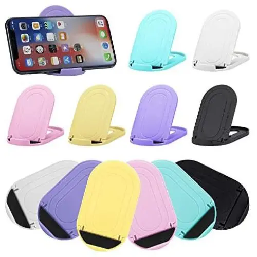 Cell Phone Stand, 12pack Portable Foldable Desktop Cell Phone Holder Adjustable Universal Multi-Angle Cradle for Desk Tablet iPad Mini iPhone X/8/7 Plus/7/6s/6 Samsung Galaxy, Black, White, Blue Cell Phone Stand, 12pack Portable Foldable Desktop Cell Phone Holder Adjustable Universal Multi-Angle Cradle for Desk Tablet iPad Mini iPhone X/8/7 Plus/7/6s/6 Samsung Galaxy, Black, White, Blue