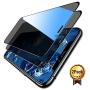 TORRAS Black Diamond iPhone 11 Pro Screen Protector Privacy iPhone X Screen Protector iPhone Xs Screen Protector [Privacy Protection] [Military Grade Shatterproof] Anti-Scratch Tempered Glass 5.8"