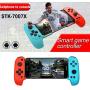 Aoile Wireless Bluetooth Game Controller Telescopic Gamepad Joystick for Samsung Xiaomi Huawei Android Phone PC Red Blue