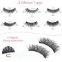 Magnetic Eyelashes with Eyeliner, Nivlan Upgraded 6 Pairs 3D Reusable Magnetic False Eye Lashes & 2 Tubes Waterproof Eyeliner Kit for Natural Look, No Glue Need Magnetic Eyelashes with Eyeliner, Nivlan Upgraded 6 Pairs 3D Reusable Magnetic False Eye Lashes & 2 Tubes Waterproof Eyeliner Kit for Natural Look, No Glue Need