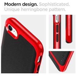 Spigen Neo Hybrid Designed for Apple iPhone SE 2020 Case/Designed for iPhone 8 Case (2017) / Designed for iPhone 7 Case (2016) - Dante Red