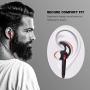 Wired in Ear Earbuds, Sport Running Headphones with Microphone, Volume Control Earphones with Sporting Hook for Workout Sports Exercise Jogging Gym, Compatible Smartphones Mp3 Tablet Laptop 3.5mm