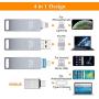 USB Flash Drive Photo Stick for iPhone Flash Drive for iPhone PhotoStick Mobile for iPhone USB Flash Drive Android Backup Drive OTG Smart Phone Memory Stick Storage iPAD USB 3.0 WIVIC (Grey)