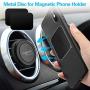 Magnetic Phone Car Mount Vent Strong 2 Pack, VOLPORT Universal Air Vent Magnetic Car Mount Airvent Clip Magnet Cell Phone Holder for Car with Mount Metal Plates Compatible for iPhone 11, Galaxy S10