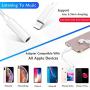 Elook Car Cassette Aux Adapter Kit, with A Smartphone to 3.5 mm Headphone Jack Adapter for Car, Phone, MP3 ect. White