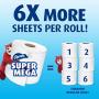 Charmin Ultra Strong Toilet Paper, 18 Super Mega Rolls = 108 Regular Rolls