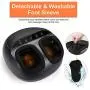 RENPHO Foot Massager Machine with Heat, Shiatsu Deep Kneading Therapy, Compression, Relieve Foot Pain from Plantar Fasciitis, Improve Blood Circulation, Fits feet up to Men Size 12