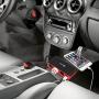 Te-Rich 3-Socket Cigarette Lighter Power Adapter DC Outlet Splitter 6.8A 4 Port USB Car Charger for Cell Phones, Dash Cam, GPS and More (Red)