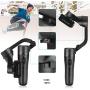 Feiyu VLOG Pocket Foldable Handheld Gimbal Stabilizer Pocket-Size 3-Axis with One Key Orientation Toggle Face Tracking for iPhone Smartphone