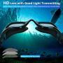 TopSelect Swimming Goggles Waterproof Clear Vision Polarized Anti Fog UV Protection No Leak Soft Silicone Frame and Strap for Men, Women, Boys, Girls,Youth.