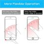 ARASO Transparent Cellphone Ring Stand Holder - 360 Degree Rotation Cell Phone Ring Holder Finger Grip for iPhone Xs, Ga;axy S9 Plus Note 9 (Round Rose Gold 4Pcs)