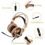 LETTON Stereo Gaming Headset for PS4, PC, Xbox One Controller, Noise Cancelling Over Ear Headphones with Mic, Bass Surround, Soft Memory Earmuffs for Laptop Mac Nintendo Switch Games (L1)