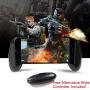 Phone Game Mobile Controller with Cooling Fan Power Bank and Fire L1 R1 Trigger| Free 2nd Style Andriod and iOS Mobile Gaming Controller Included