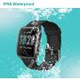 Willful Smart Watch for Men Women 2020 Version IP68 Waterproof, Fitness Tracker Heart Rate Monitor Sport Digital Watch, Smartwatch for Android Phones and iOS Phones Compatible iPhone Samsung (Black)