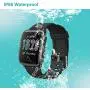 Willful Smart Watch for Men Women 2020 Version IP68 Waterproof, Fitness Tracker Heart Rate Monitor Sport Digital Watch, Smartwatch for Android Phones and iOS Phones Compatible iPhone Samsung (Black)