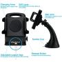 Car Mount Holder, Getron Windshield Dashboard Universal Car Cell Phone Cradle for iPhone Xs MAX XR X 8 Plus 7 Plus 6S SE Samsung Galaxy S9 S8 Edge S7 S6 Note 9 Google Pixel LG and All Smartphones