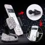 Car Phone Holder Adjustable Universal Bling Strong Sticky Dashboard Air Vent Base Car Air Vent Phone Mount Dashboard Cell Phone Holder Diamond Suction Cup Holder (White) Car Phone Holder Adjustable Universal Bling Strong Sticky Dashboard Air Vent Base Car Air Vent Phone Mount Dashboard Cell Phone Holder Diamond Suction Cup Holder (White)