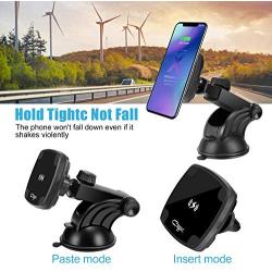 Cegar Magnetic Wireless Car Charger,10W/7.5W Car Charging Mount, QI Fast Charging Windshield Dashboard & Vent Car Phone Holder for Phone 11/11 Pro/11 Max/Xs/XS Max/8,Samsung Galaxy S10/S10 Plus/S9/ S9