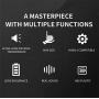 TOMAT Mini Loudspeaker Real Time Megaphone Portable Long-Distance Interference-Free Microphone Amp for DJI Mavic Mini/Mavic Air 2/Mavic Pro 2/Phantom 3 4 /Xiaomi Drone