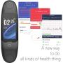 Aupalla Activity Tracker, Health Watch Measure Oxygen Saturation SpO2 Heart Rate HRV Sleep Tracker Steps Calories Burned for iOS Android Smart Phone (Black)