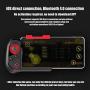 RONSHIN Wireless Controller,for Android iOS Game Controller PG-9121 Wireless Bluetooth for Tablet PC TV Box One-Handed Smartphone Android Game Joystick Gifts for Boys