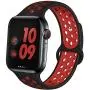 EXCHAR Sport Band Compatible with Apple Watch Band 40mm Series 5/4 Breathable Soft Silicone Replacement Wristband Women and Men for iWatch 38mm Series 3/2/1 Nike+ All Various Styles S/M Black-Red EXCHAR Sport Band Compatible with Apple Watch Band 40mm Series 5/4 Breathable Soft Silicone Replacement Wristband Women and Men for iWatch 38mm Series 3/2/1 Nike+ All Various Styles S/M Black-Red