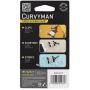 Nite Ize Curvyman Cord Supervisor - Easy Earbud Organizer, Headphone Cord Wrap - Orange (CVM-03-19)