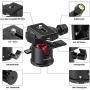 SMALLRIG Mini Tripod for Camera, Updated Desktop Tabletop Tripod with Arca-Type Compatible QR Plate, 360° Ball Head and 1/4 Screws Portable for Compact Cameras DSLRs, Phone, Gopro - BUT2664