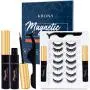 KRONA 3D Magnetic Eyelashes With Eyeliner Kit - 7 Pairs Of Reusable Lashes With Tweezer - Natural Long Full, Dramatic Looking Eyelashes Set - No Glue Needed KRONA 3D Magnetic Eyelashes With Eyeliner Kit - 7 Pairs Of Reusable Lashes With Tweezer - Natural Long Full, Dramatic Looking Eyelashes Set - No Glue Needed