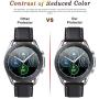 Suoman 4-Pack for Samsung Galaxy Watch 3 45mm Screen Protector Tempered Glass for Galaxy Watch 3 (45mm) [Anti-Scratch] [2.5D 9H Hardness]