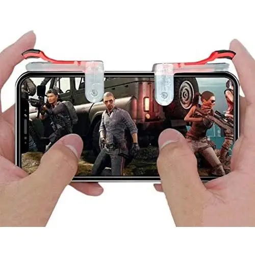 Gijoki Keland 1 Pair Mobile Phone Game Controller Shoot Aiming Triggers Fire Button Joysticks Gijoki Keland 1 Pair Mobile Phone Game Controller Shoot Aiming Triggers Fire Button Joysticks